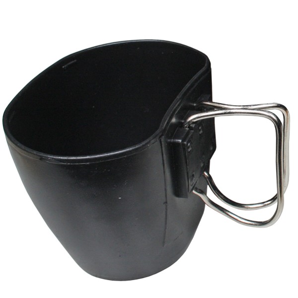 MFH Brit. Canteen, handle made of chromed steel